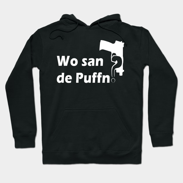 Wo san de Puffn? Hoodie by ScaarAT